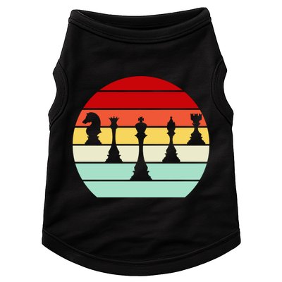 Retro Chess Pieces Doggie Tank