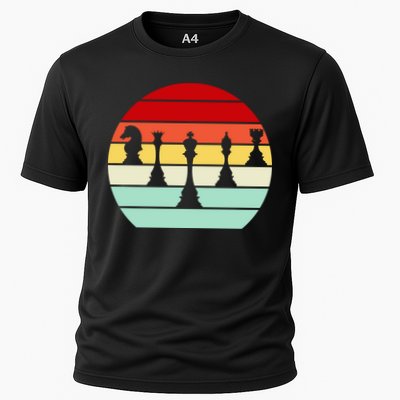 Retro Chess Pieces Performance Shirt