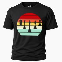 Retro Chess Pieces Cooling Performance Crew T-Shirt