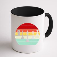 Retro Chess Pieces Mug