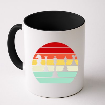 Retro Chess Pieces Mug