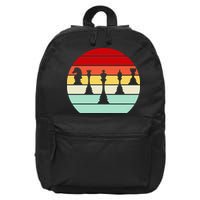 Retro Chess Pieces 16 in Basic Backpack