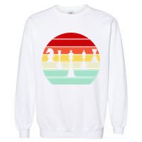 Retro Chess Pieces Garment-Dyed Sweatshirt