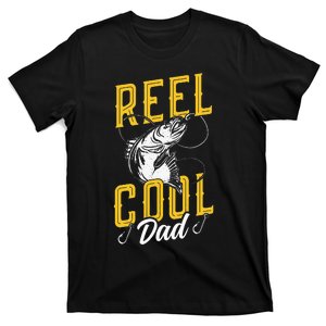 Reel Cool Papa Fishing Dad Gifts Father's Day Fisherman Fish T-Shirt