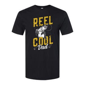 Reel Cool Papa Fishing Dad Gifts Father's Day Fisherman Fish Softstyle CVC T-Shirt