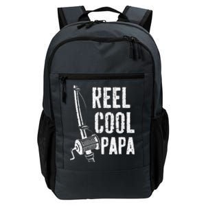 Reel Cool Papa Fishing Daddy Fathers Day Daily Commute Backpack