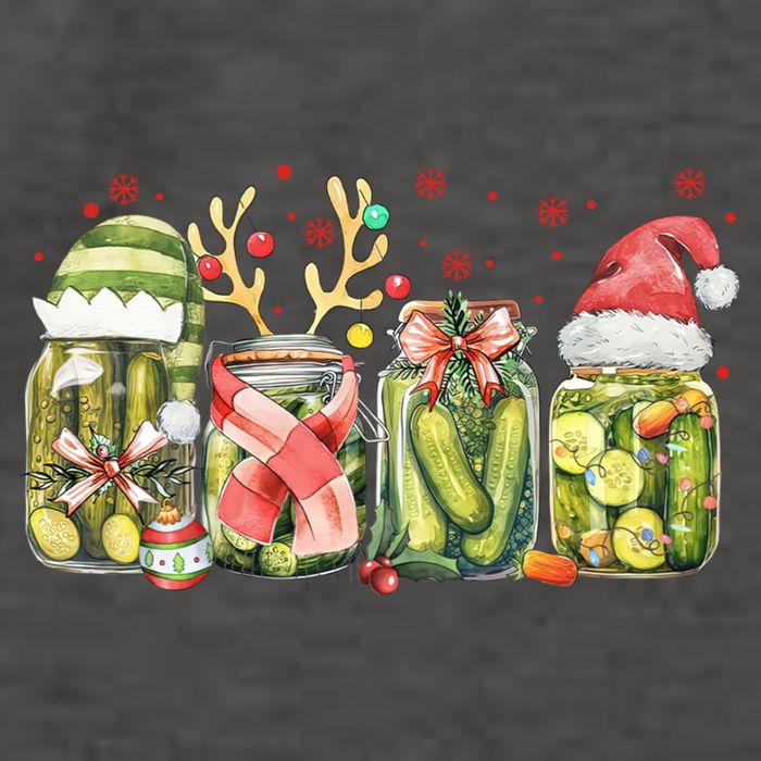 Retro Canned Pickle Christmas Light Xmas Pajama Pickle Lover Vector Backpack
