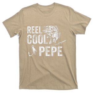 Reel Cool Pepe Fishing Fathers Day Gifts T-Shirt