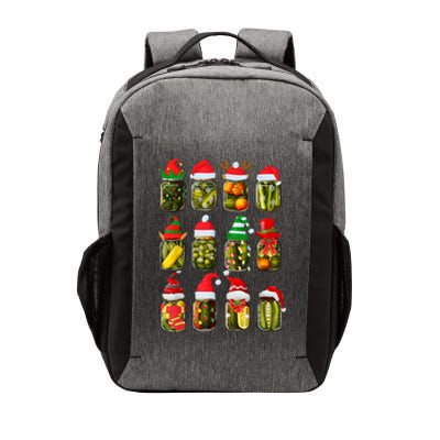 Retro Canned Pickles Jars Christmas Lights Canning Season Vector Backpack