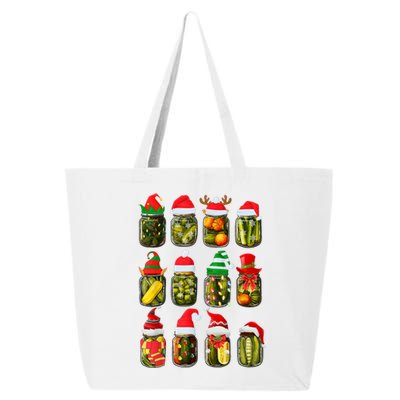 Retro Canned Pickles Jars Christmas Lights Canning Season 25L Jumbo Tote