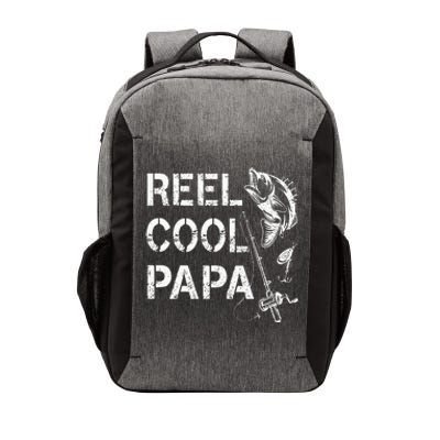 Reel Cool Papa Fishing Dad Gifts Fathers Day Fisherman Fish Vector Backpack