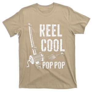 Reel Cool Pop Pop Fishing Fathers Day T-Shirt