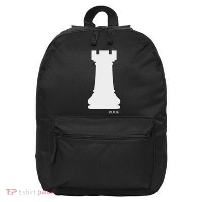 Rook Chess Piece Group Costume Chess Club Chess Board 16 in Basic Backpack