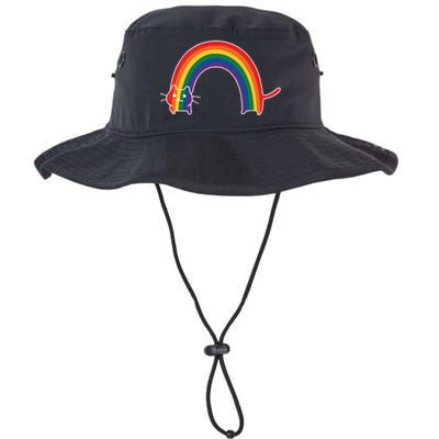 Rainbow Cat Pride Lgbtq Cat Lovers Legacy Cool Fit Booney Bucket Hat