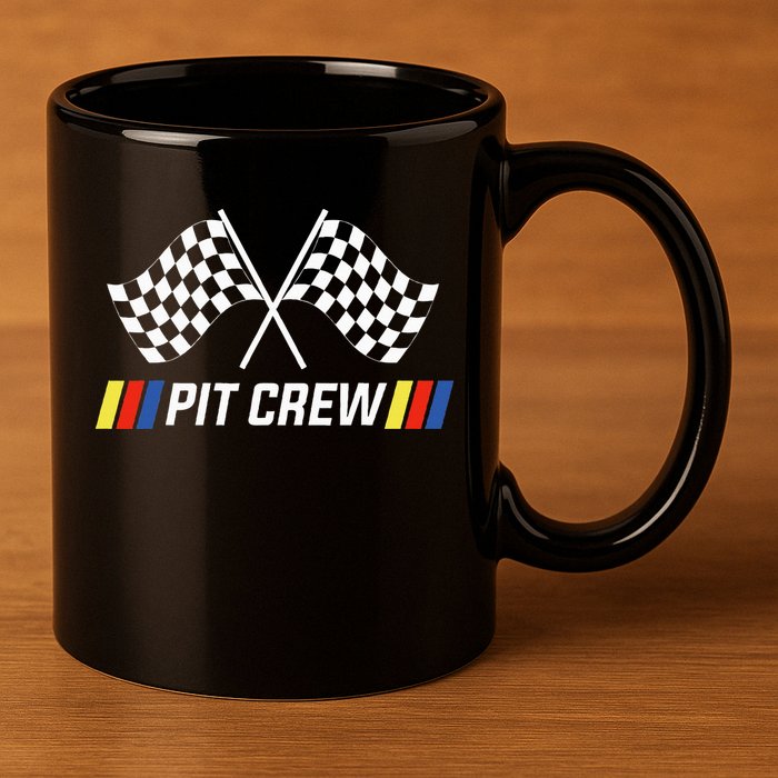 Race Car Pit Crew Party Supplies 11oz C Handle Ceramic Mug