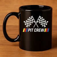 Race Car Pit Crew Party Supplies 11oz C Handle Ceramic Mug