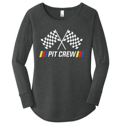 Race Car Pit Crew Party Supplies Women's Perfect Tri Tunic Long Sleeve Shirt