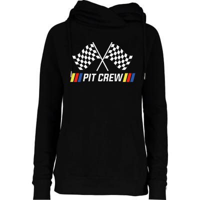 Race Car Pit Crew Party Supplies Womens Funnel Neck Pullover Hood