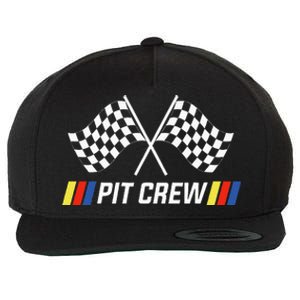 Race Car Pit Crew Party Supplies Wool Snapback Cap