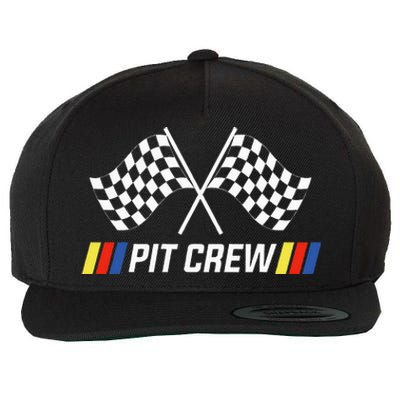 Race Car Pit Crew Party Supplies Wool Snapback Cap