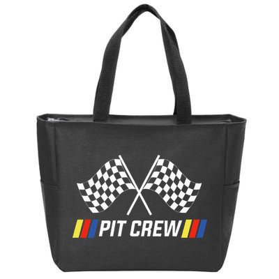 Race Car Pit Crew Party Supplies Zip Tote Bag