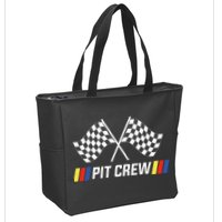 Race Car Pit Crew Party Supplies Zip Tote Bag