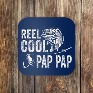 Reel Cool Pap Pap Fishing Fathers Day Gifts Coaster