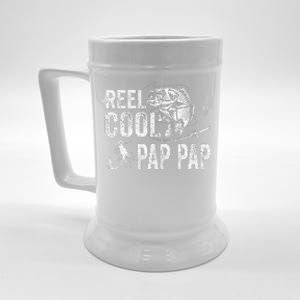 Reel Cool Pap Pap Fishing Fathers Day Gifts Beer Stein