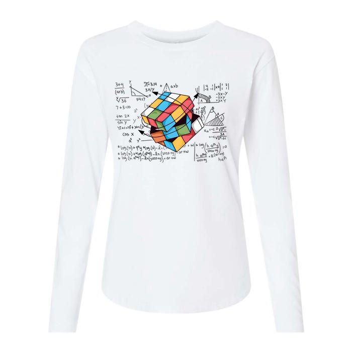 Rubiks Cube Playing Gift Idea For Lover Trending Funny Womens Cotton Relaxed Long Sleeve T-Shirt