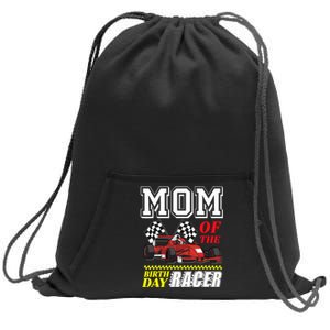 Race Car Party Mom Of The Birthday Racer Racing Theme Family Sweatshirt Cinch Pack Bag