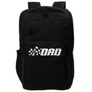 Race Car Pit Crew Dad Racing Birthday Party Matching Family Impact Tech Backpack