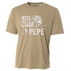 Reel Cool Pepe Fishing Fathers Day Gifts Cooling Performance Crew T-Shirt