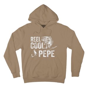 Reel Cool Pepe Fishing Fathers Day Gifts Hoodie