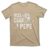 Reel Cool Pepe Fishing Fathers Day Gifts T-Shirt