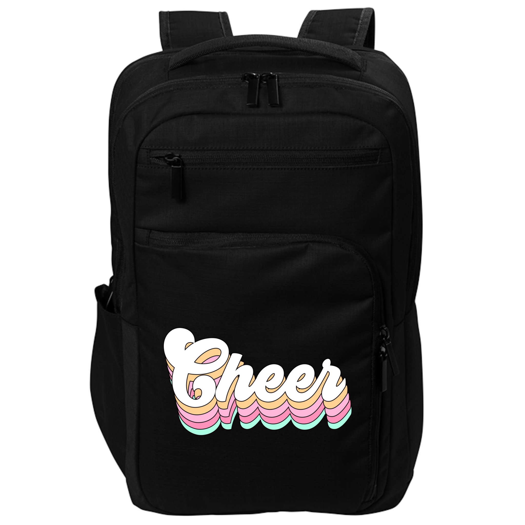 Retro Cheer Pastel For Cheerleaders Teen Girls Aesthetic Gift Impact Tech Backpack