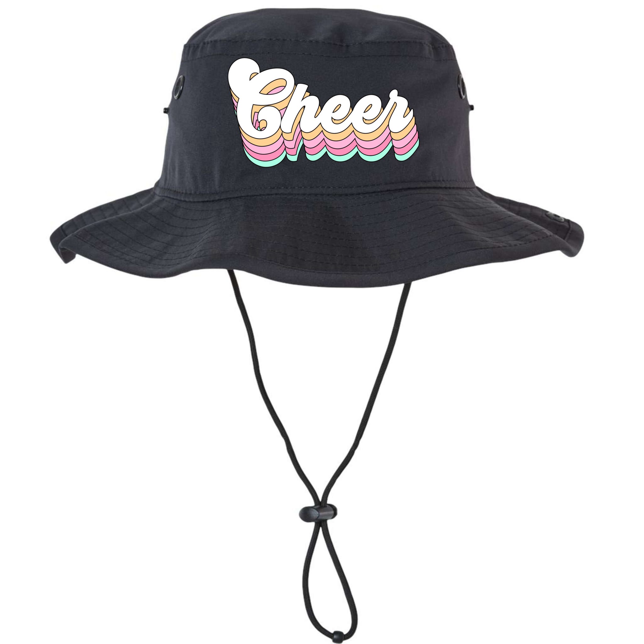 Retro Cheer Pastel For Cheerleaders Teen Girls Aesthetic Gift Bucket Hat