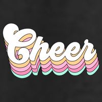 Retro Cheer Pastel For Cheerleaders Teen Girls Aesthetic Gift Beanie