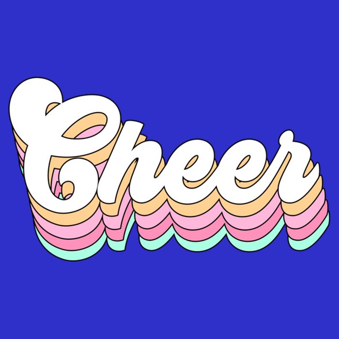 Retro Cheer Pastel For Cheerleaders Teen Girls Aesthetic Gift Button