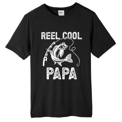 Reel Cool Papa Fishing For Fisherman FatherS Day Tall Fusion ChromaSoft Performance T-Shirt