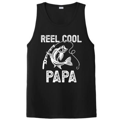 Reel Cool Papa Fishing For Fisherman FatherS Day PosiCharge Competitor Tank