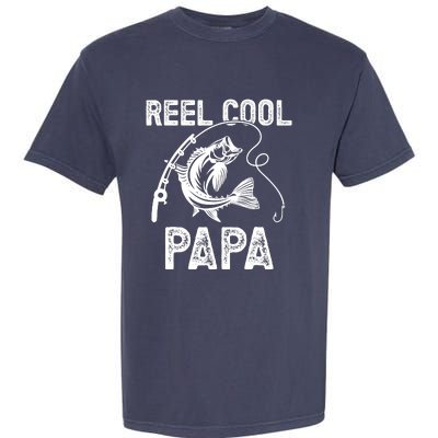 Reel Cool Papa Fishing For Fisherman FatherS Day Garment-Dyed Heavyweight T-Shirt