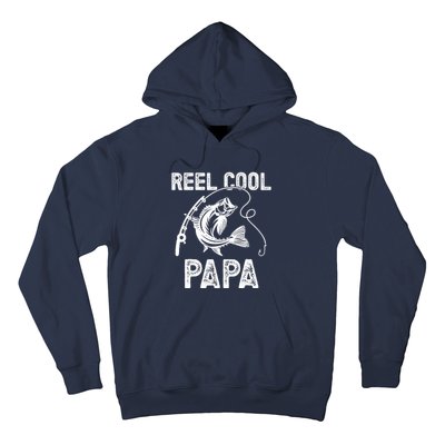 Reel Cool Papa Fishing For Fisherman FatherS Day Hoodie