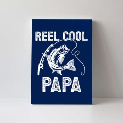 Reel Cool Papa Fishing For Fisherman FatherS Day Canvas