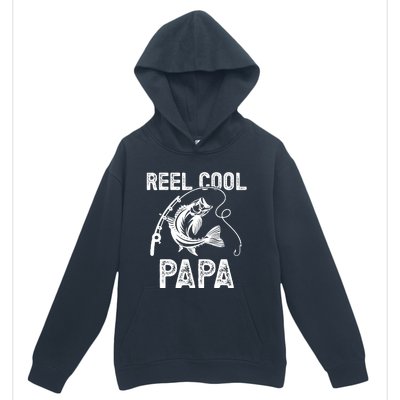 Reel Cool Papa Fishing For Fisherman FatherS Day Urban Pullover Hoodie