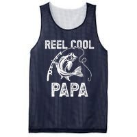 Reel Cool Papa Fishing For Fisherman FatherS Day Mesh Reversible Basketball Jersey Tank