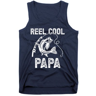 Reel Cool Papa Fishing For Fisherman FatherS Day Tank Top