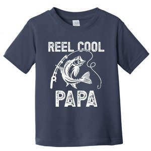 Reel Cool Papa Fishing For Fisherman FatherS Day Toddler T-Shirt