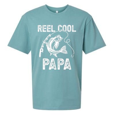 Reel Cool Papa Fishing For Fisherman FatherS Day Sueded Cloud Jersey T-Shirt