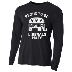 Republican Conservative Proud To Be Everything Liberals Hate Cooling Performance Long Sleeve Crew