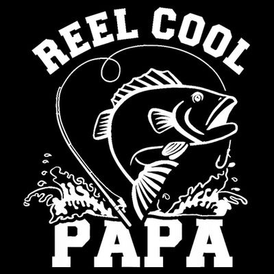 Reel cool Papa dad fishing T-Shirt
